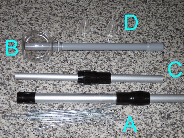 dalek gub, plunger and eye stalk under construction